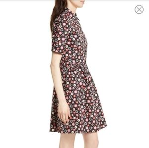 Kate Spade mini casa floral shirtsleeve dress
